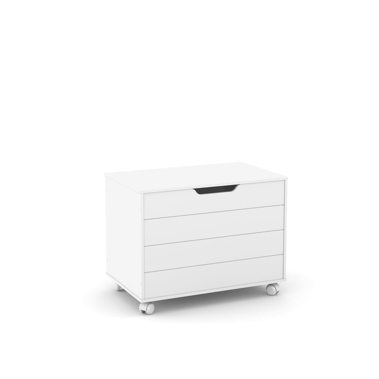 Baú Infantil Toy Branco Soft