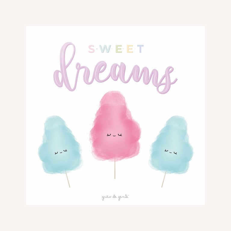 Kit Pôster Adesivo Docinhos 4 peças — vista alternativa