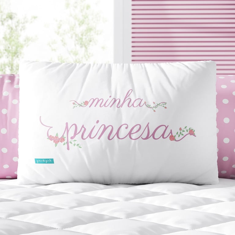 Almofada Retangular Minha Princesa 35cm