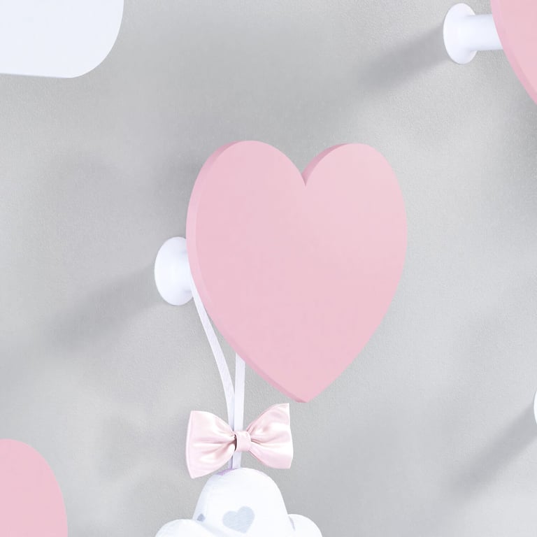 Cabideiro de Parede Coração