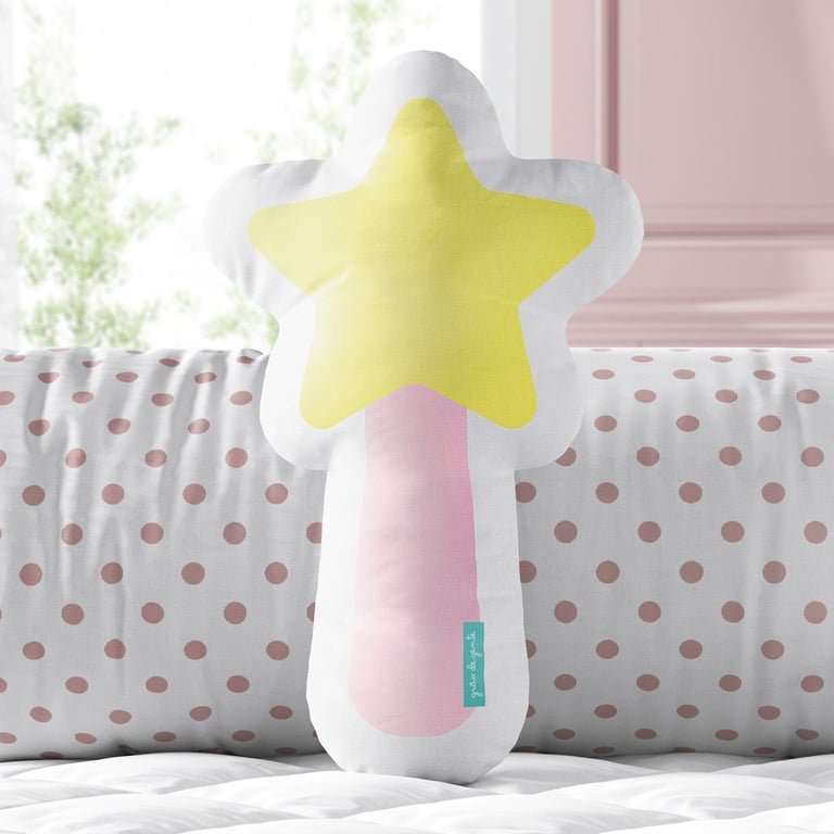 Almofada Varinha Mágica Estrelinha 30cm