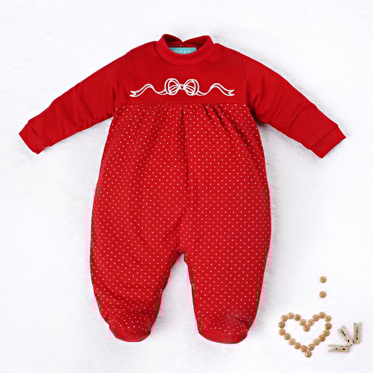 Macacão Lacinho Vermelho