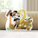 Almofada Mesversário Mickey Mouse e Pluto Safári 12 Meses 20cm - imagem 2
