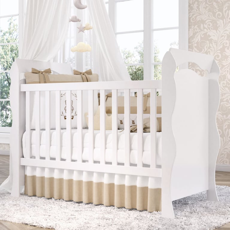 Berço Americano Branco Julie