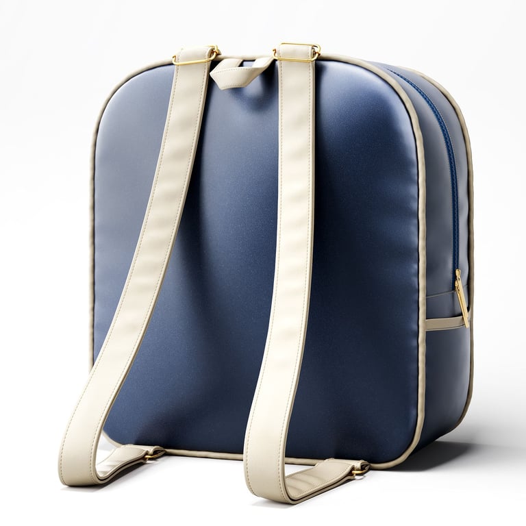 Mochila Maternidade Carrinhos Azul Marinho 36cm — vista alternativa