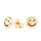 Brinco Infantil Emoji Feliz Ouro - imagem 1
