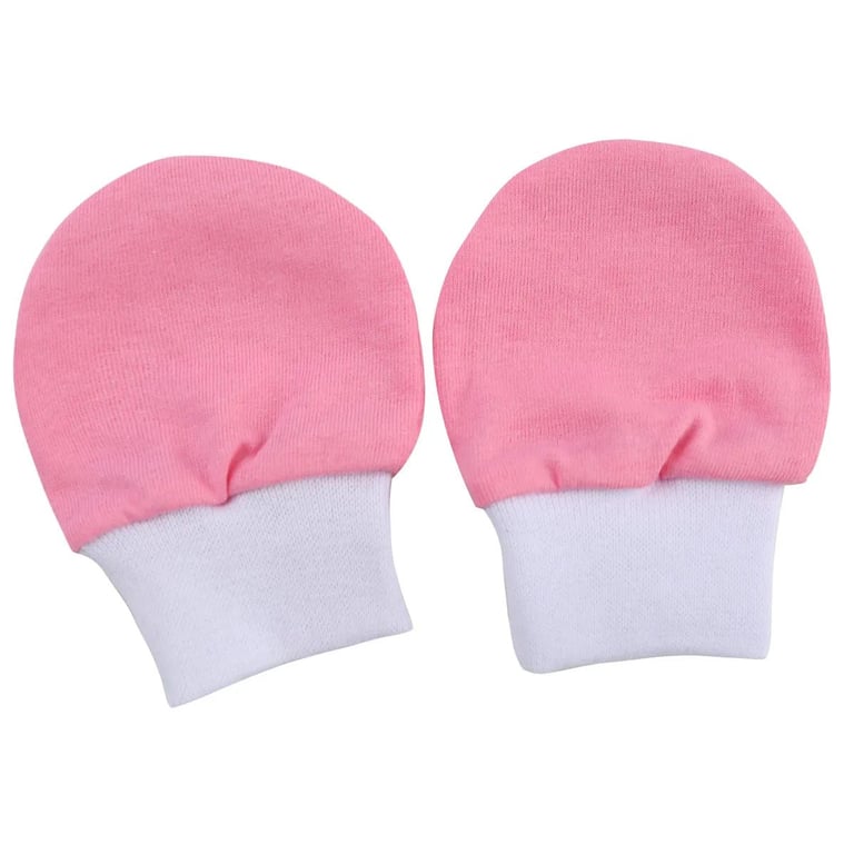 Luva Bebê Chutinho Suedine Liso Azul