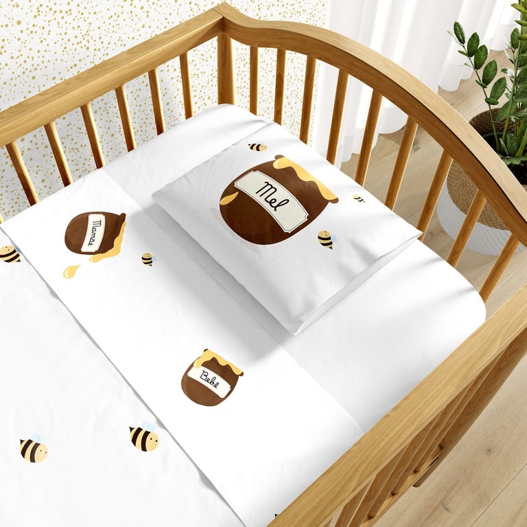 Jogo de Lençol Berço Potes de Mel 3 peças — vista alternativa