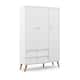 Guarda Roupa Infantil Branco Soft 3 Portas Gold Eco Wood - imagem 2