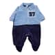 Saída Maternidade Baby Gijo Em Plush Com Zíper Azul Claro - imagem 1