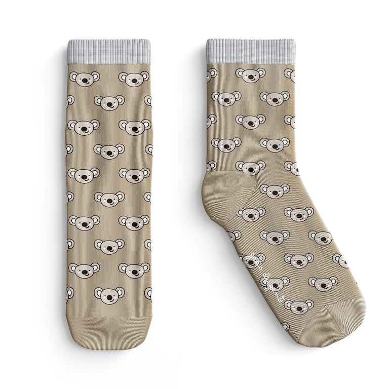 Meia Bebê Coalas Cinza