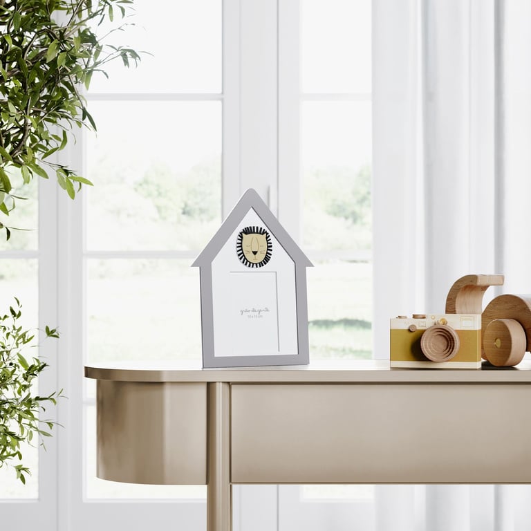 Porta Retrato MDF Floresta Branco e Preto 10cm x 15cm — vista alternativa