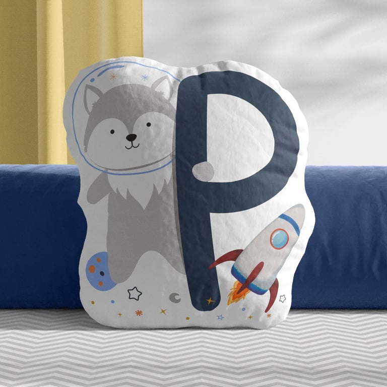 Almofada Astronauta Letras de A a Z