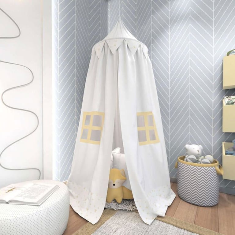 Tenda Dossel Estrelinhas Amarela 2m