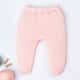 Saída Maternidade Tricot Primeiro Vestidinho com Pérolas Rosa 03 Peças - imagem 2