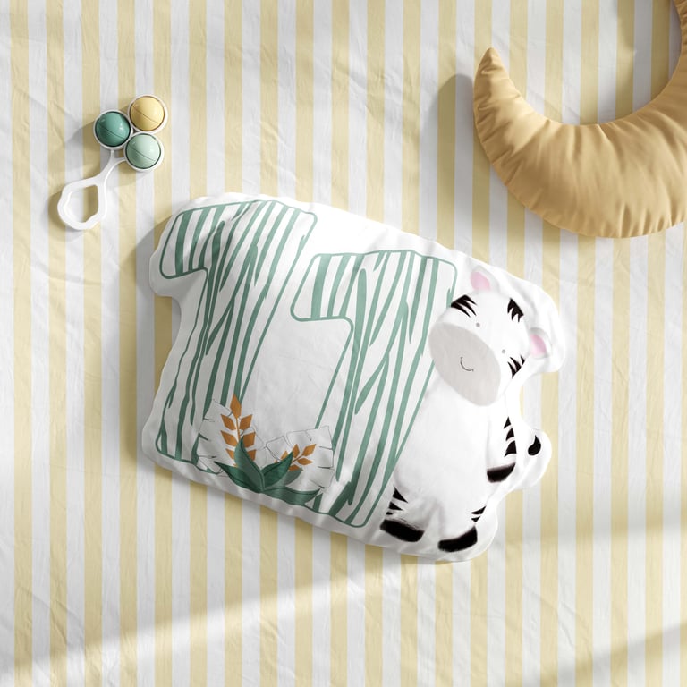 Almofada Mesversário Safári Aquarela — vista alternativa