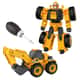 Megaformers Guardian Robô Escavadeira Amarelo - imagem 1