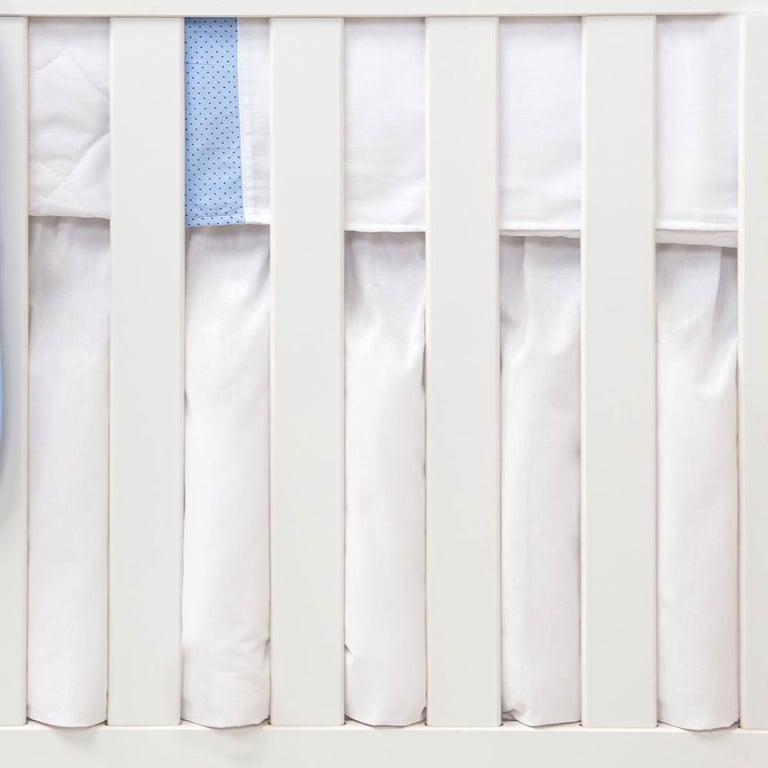 Saia de Berço Urso Realeza Azul