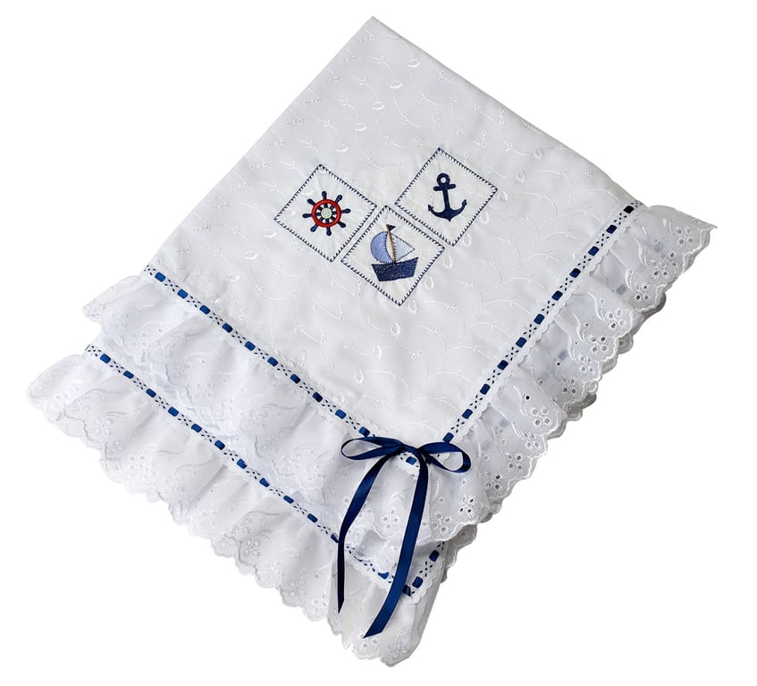 Manta Lese Navy Azul Marinho 75cm