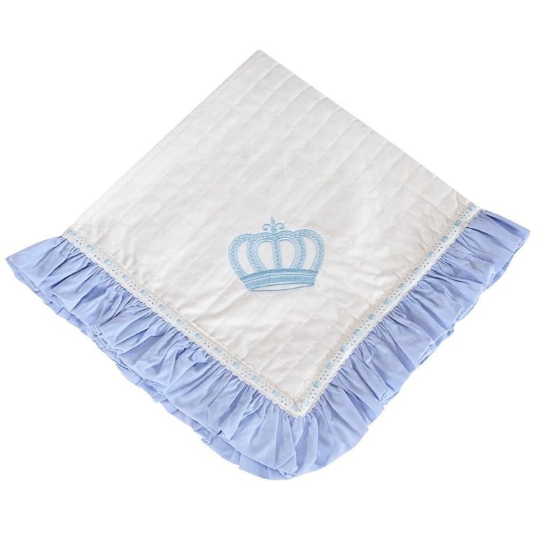 Manta Piquet Realeza Azul 75cm