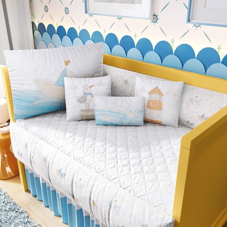 Kit Berço Barquinho de Papel — vista alternativa