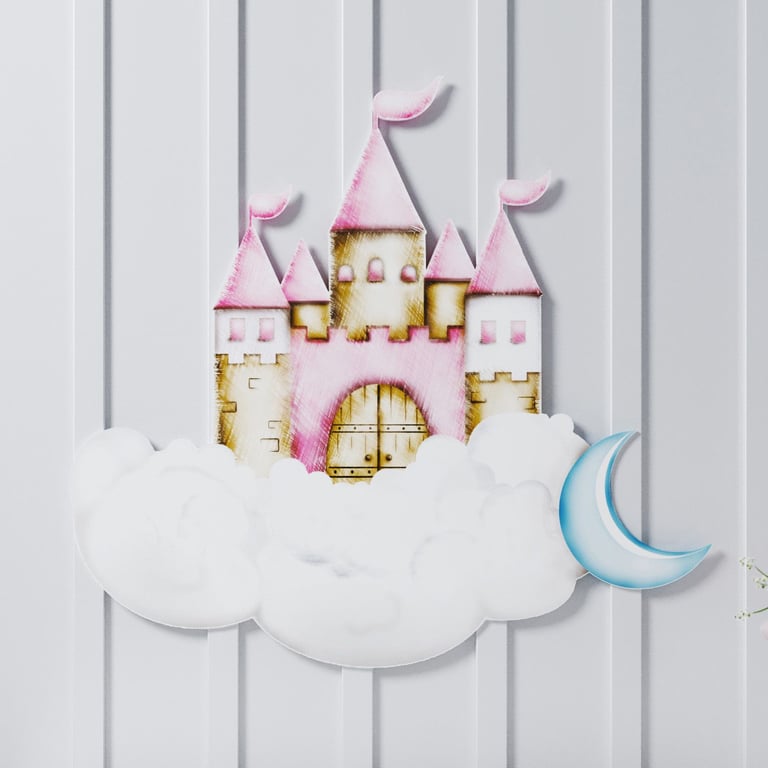 Adesivo de Parede Castelo 57cm