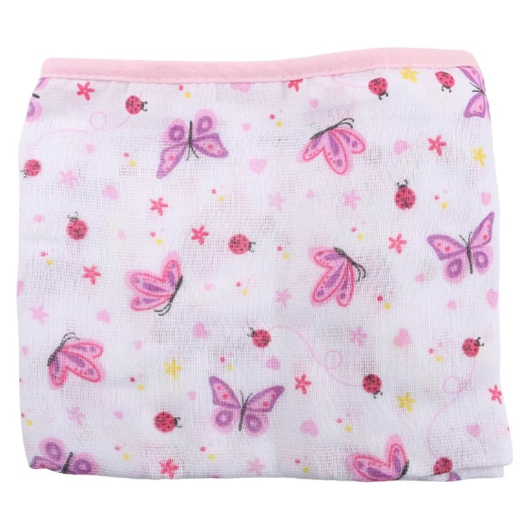 Kit Fralda Baby Gijo Bordada Borboleta 03 Peças — vista alternativa