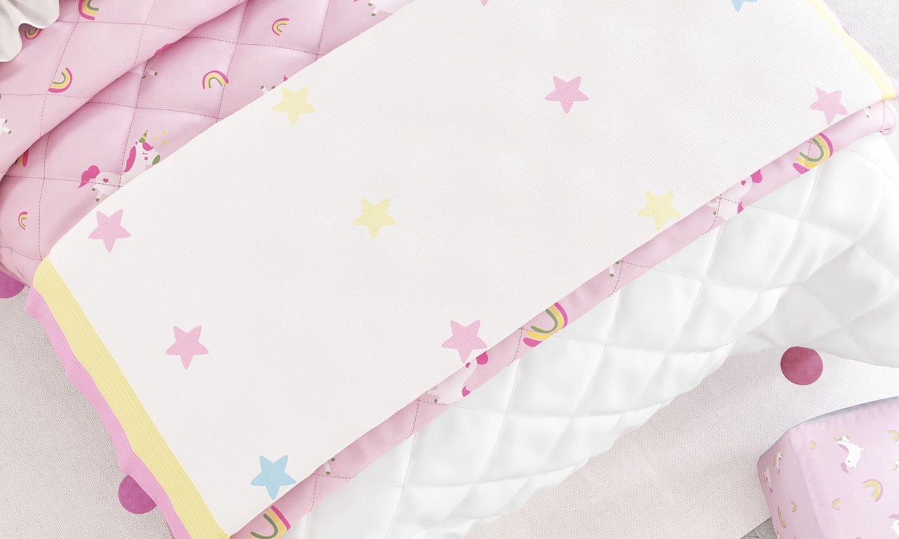 Manta Bebê Tricot Estrelinhas 1m — vista alternativa