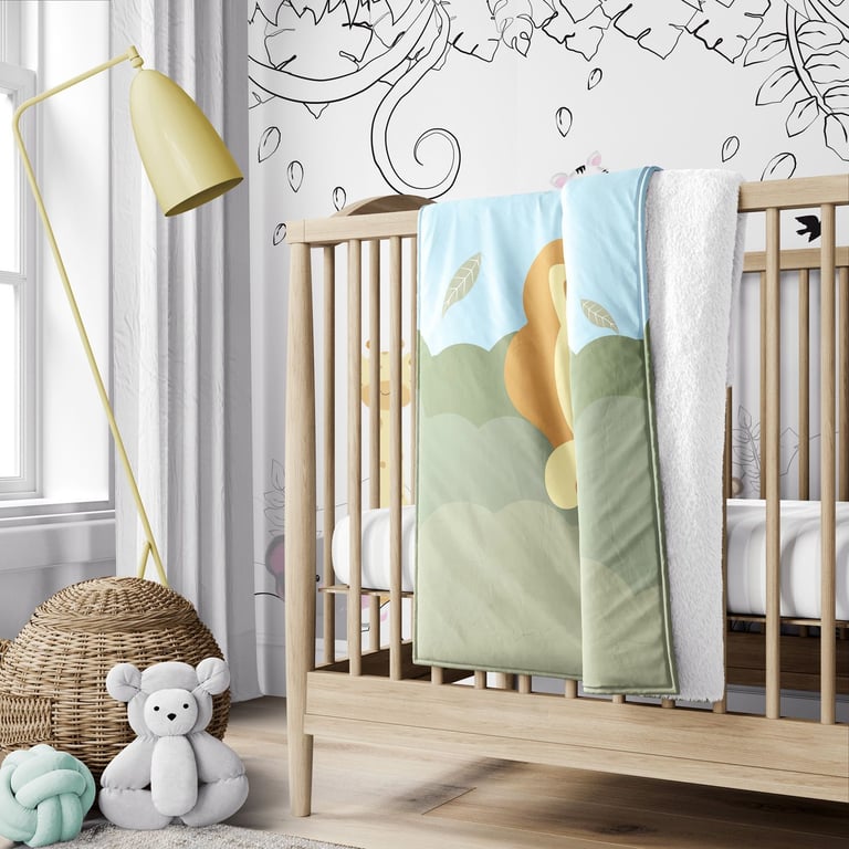 Manta Dupla Face com Soft Amiguinho Safári Leão 1M — vista alternativa