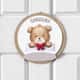 Porta Maternidade Personalizado Ursinho Vintage - imagem 1