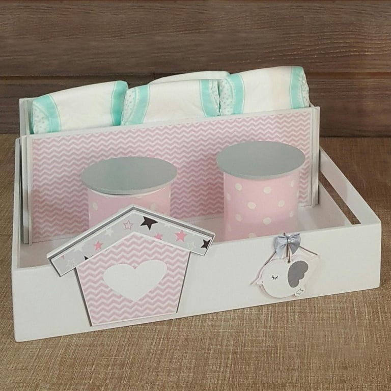 Bandeja e Potes Casinha com Passinho