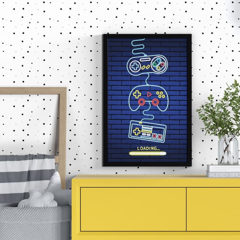 Quadro Gamer Loading 60cm — vista alternativa