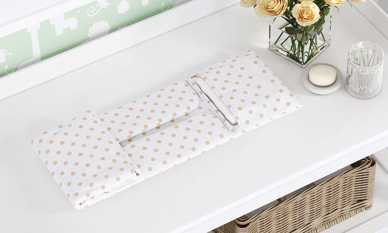 Trocador de Fraldas Portátil com Bolsos Amiguinhos Safári 85x40cm — vista alternativa