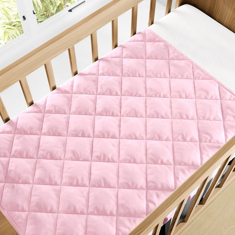 Edredom de Berço Rosa Chiclete — vista alternativa