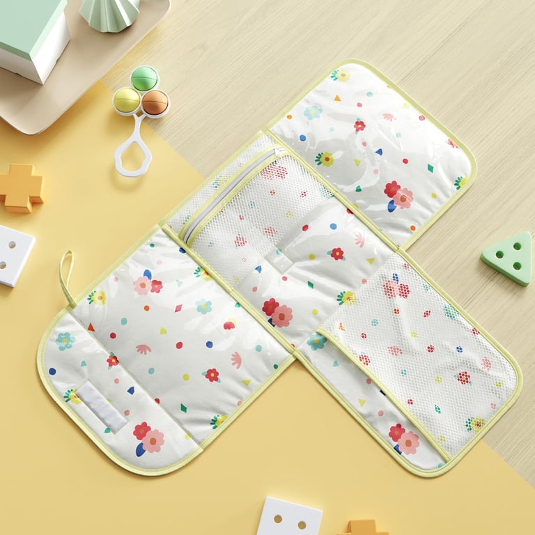 Trocador de Fraldas Portátil Menina Flor — vista alternativa