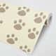 Papel de Parede Patinhas Creme e Marrom 3M - imagem 2