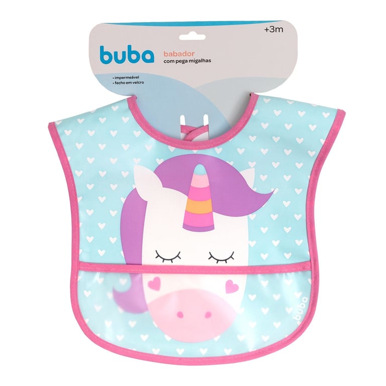 Babador com Bolso Animal Fun Unicórnio — vista alternativa