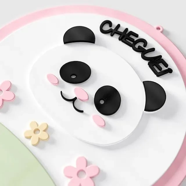 Porta Maternidade Personalizado Panda Floral Moderna - Helena — vista alternativa