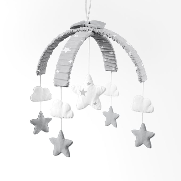 Móbile Estrelinha Cinza