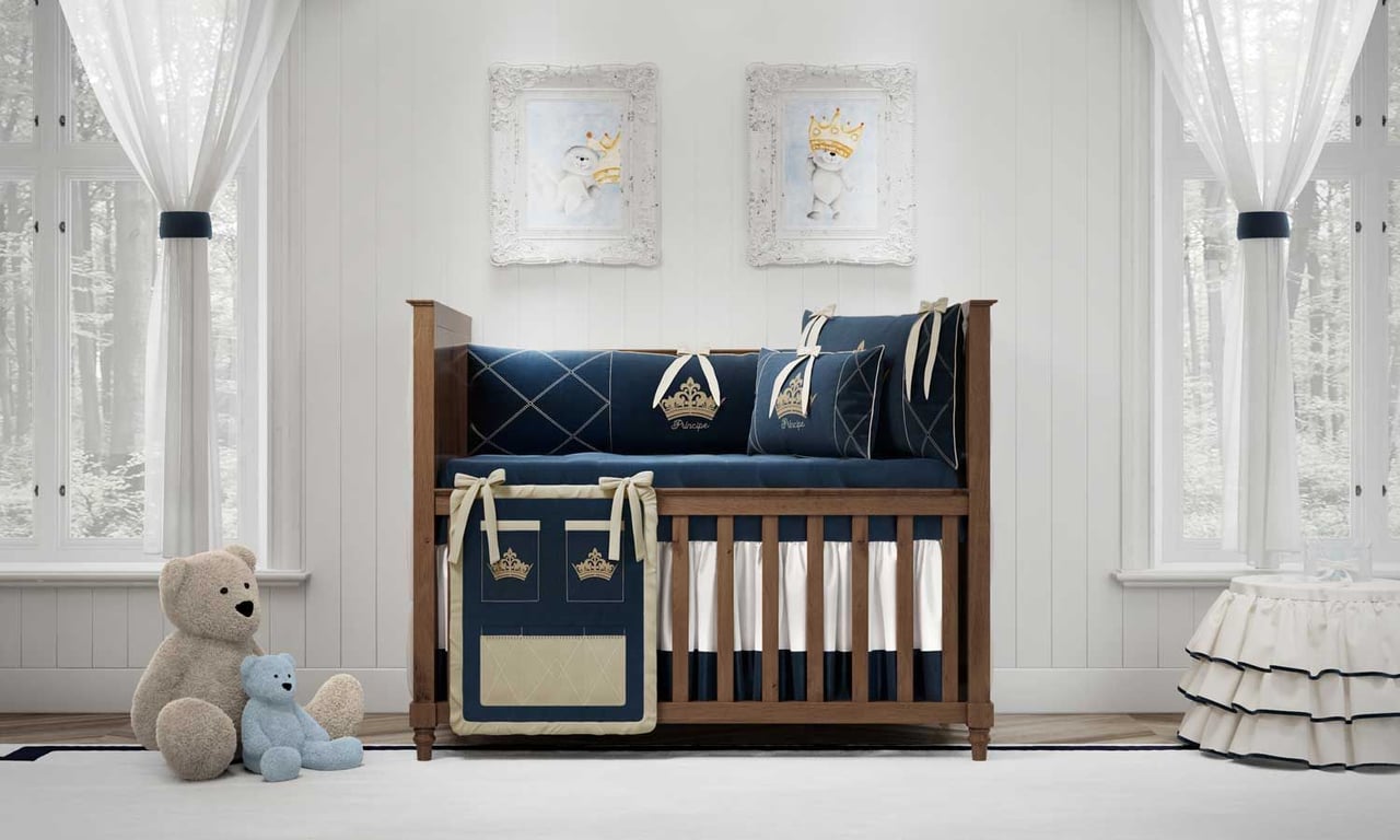 Kit Berço Príncipe Marinho Premium — vista alternativa