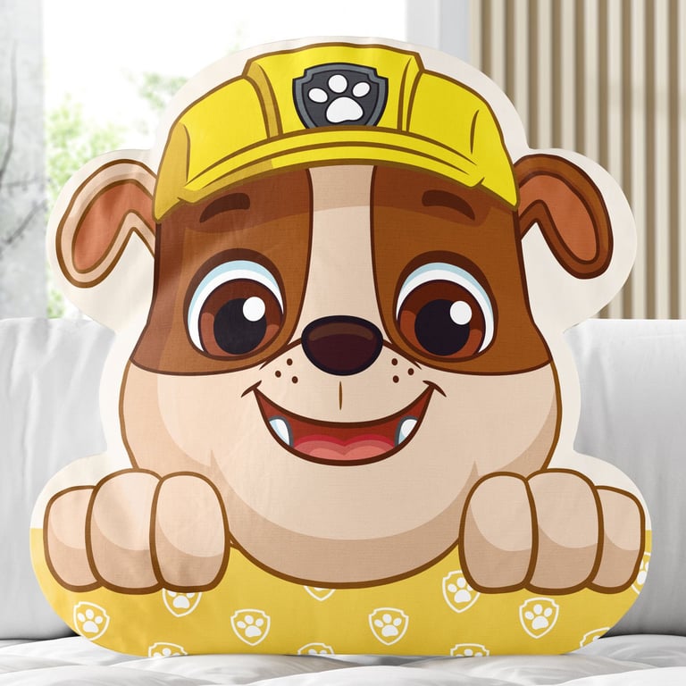 Almofada Rubble Amarela Patrulha Canina