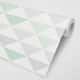 Papel de Parede Geométrico Triângulo Cinza, Verde e Branco 3M - imagem 2