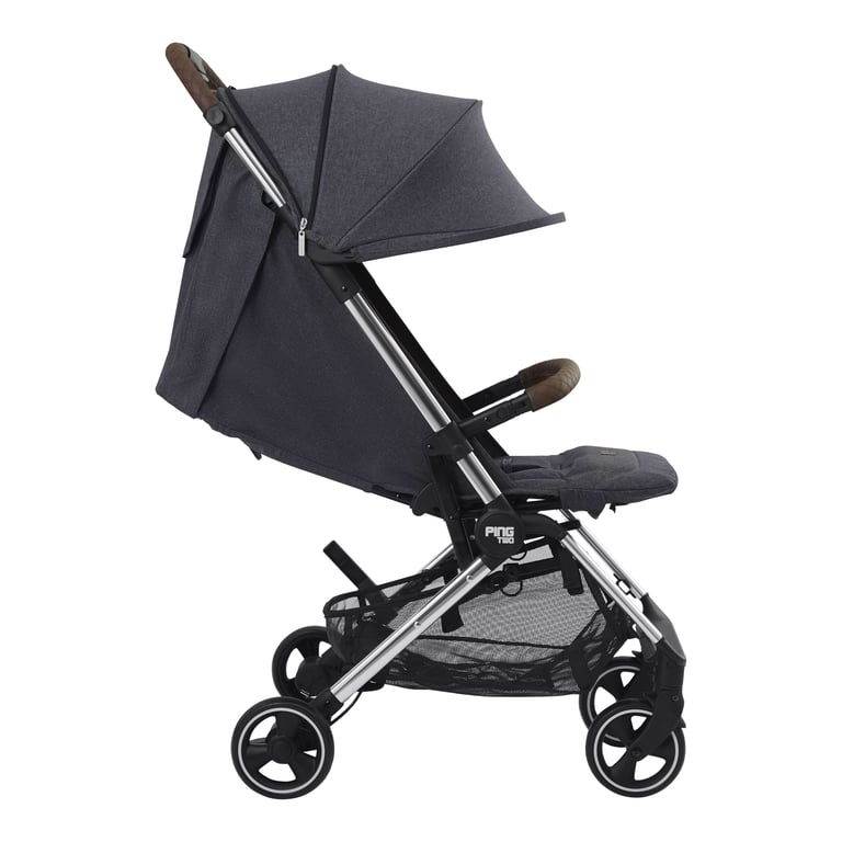 Carrinho de Bebê Ping Two Diamond Cinza — vista alternativa