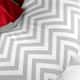 Almofada Amamentação Vermelho Chevron com Laço - imagem 1