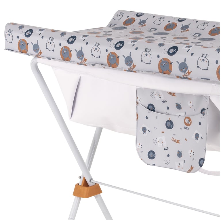 Kit Banheira 2 em 1 com Banheira, Suporte e Trocador Slim Plus Azul — vista alternativa