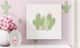 Quadro MDF Cactos 30cm - imagem 2