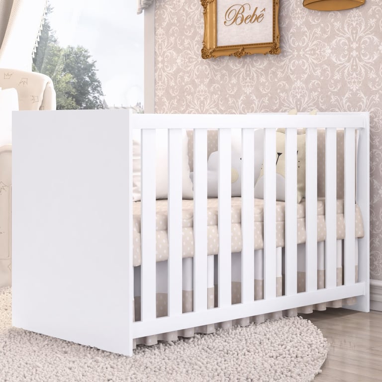 Berço Americano Branco Clean