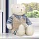 Urso Luxo Azul Marinho 45cm - imagem 1