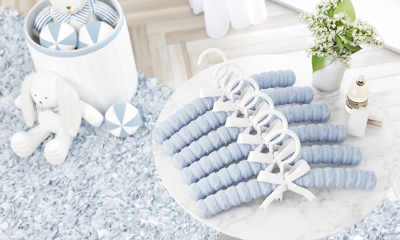 Kit Cabides Tricot Luxo Azul