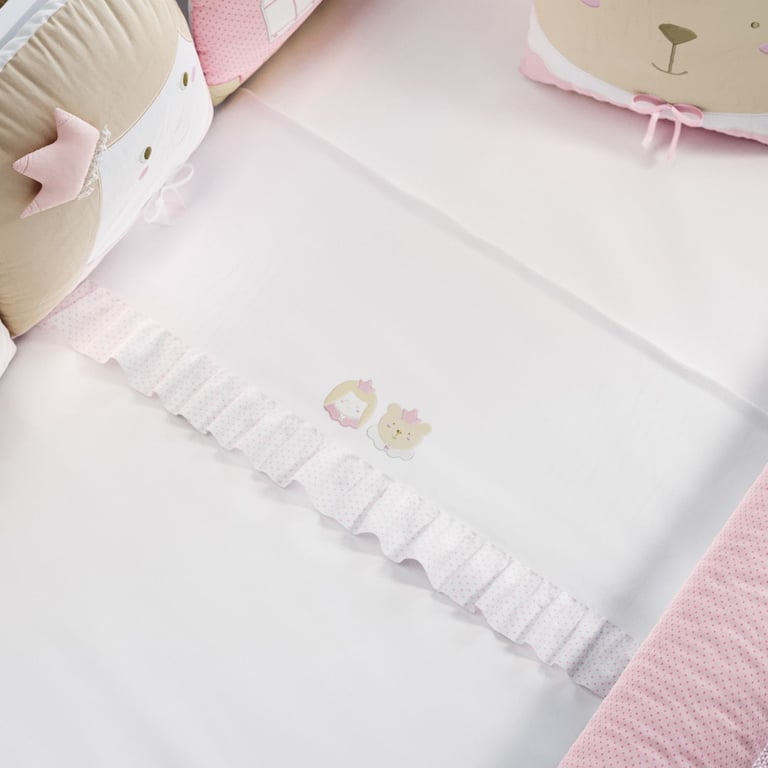 Jogo de Lençol Mini Cama Amiguinhas Realeza